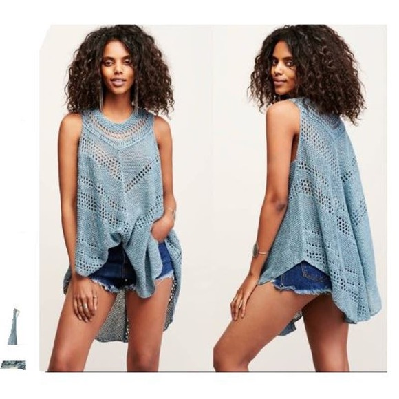 Free People Rhiannon Knit Tunic‎ Tank Top size XSmall - Picture 1 of 8